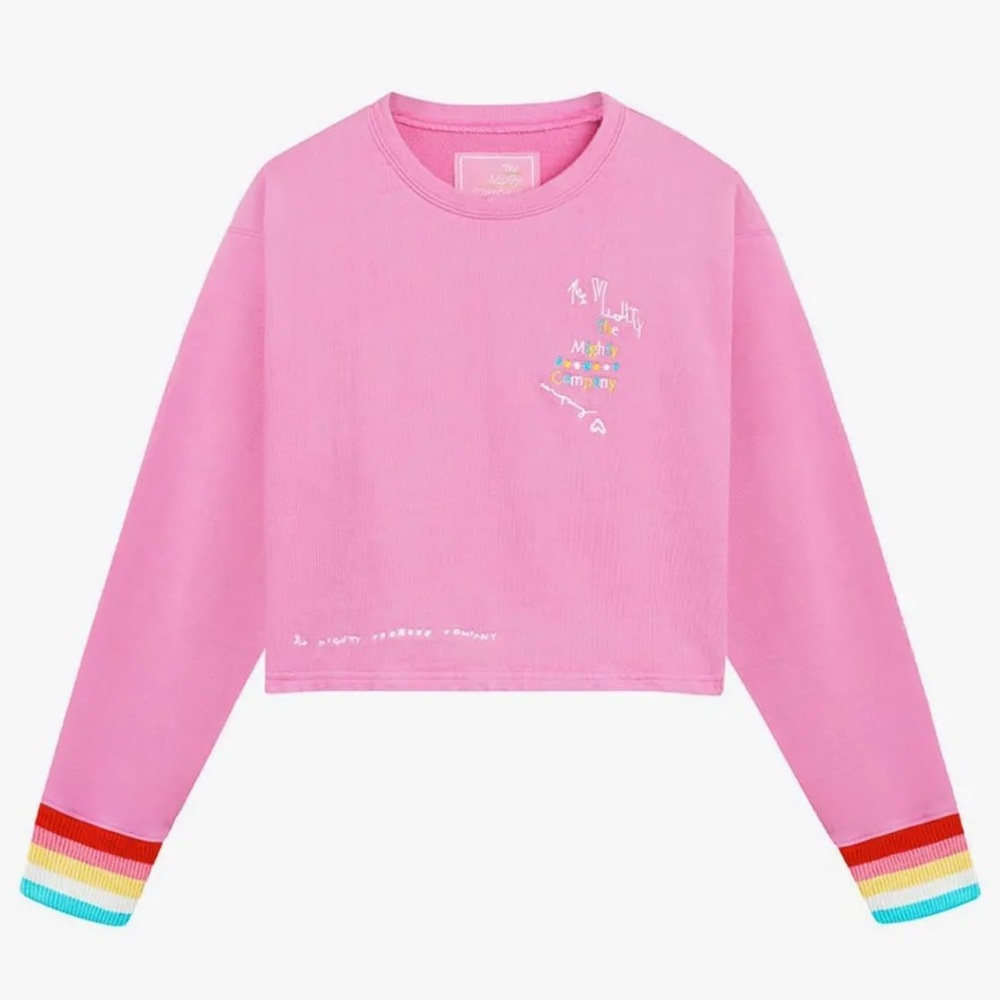 Mint Condition - The Mighty Company pink sweatshirt - sz SM